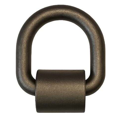 Weld-On Tie Down Ring Black Steel 5/8