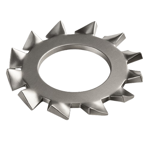 Lock Washer External Tooth Zinc 1/4 * 1/2 OD