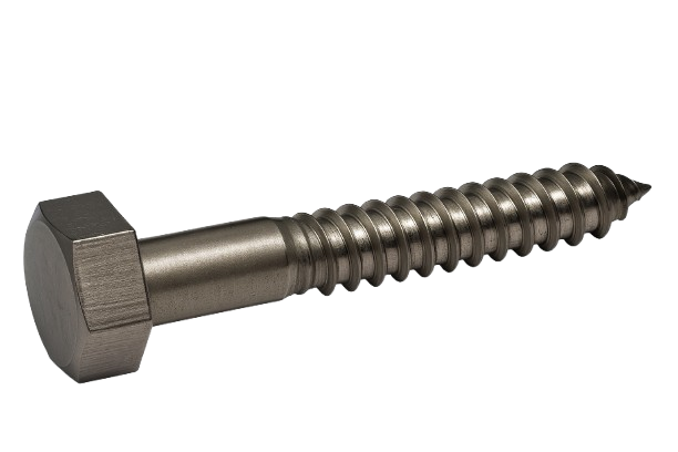 Hexagonal Lag Screw Stainless Steel 5/8 * 14"