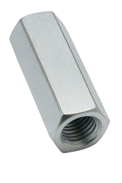 Coupling Hexagonal Nut Zinc Plated 1-8 Grade 5