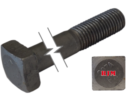 Imperial Square Bolt Partial Thread Plain Alloy Steel 3/8-16 * 6" Grade 2