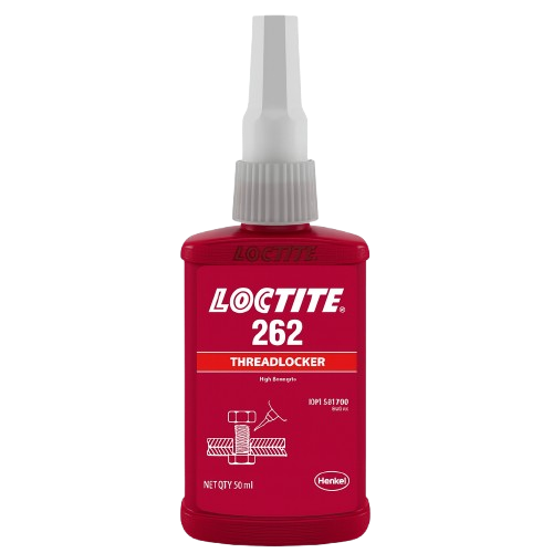 LOCTITE® 262 – Red Threadlocker – Medium to High Strength – 50 ml