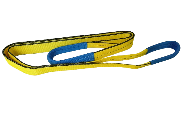 Yellow Web Sling With Reinforced Eye In Polyester 2" Width * 10'  * 2 plies Grade 5