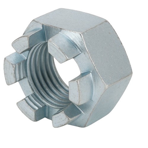 Écrou Chateau À Filetage Fin En Acier zingué 3/4-16 Grade 2