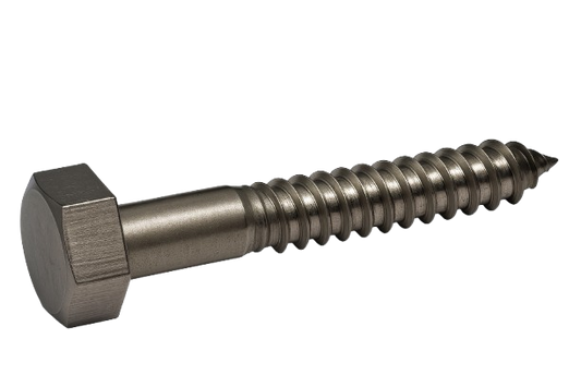 Hexagonal Lag Screw Stainless Steel 5/8 * 18"
