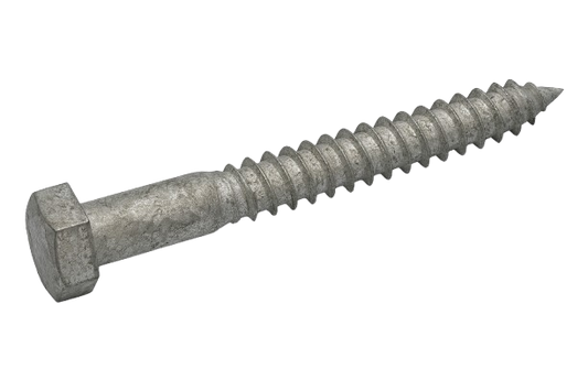 Hexagonal Lag Screw Hot Dip Galvanized 3/8 * 7"