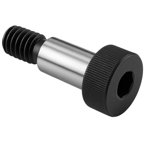 Shoulder Screw Black Steel 5/8-11 * 5/8" Grade 8 [Cup Point] [Allen Drive]