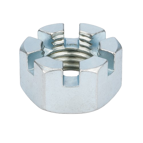 Écrou Chateau À Filetage Fin En Acier zingué 3/4-16 Grade 2