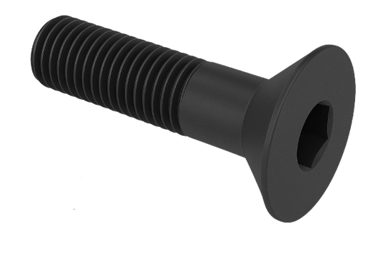 Flat Head Cap Screw Black Steel 5/8-11 * 3" Grade 8 [Cup Point] [Allen Drive]