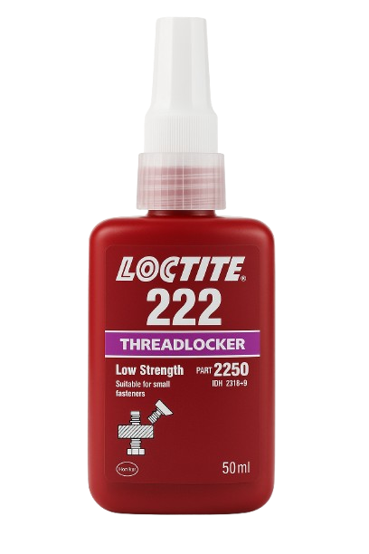 LOCTITE® 222 – Purple Threadlocker, Low Strength – 50 ml
