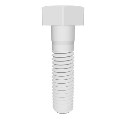 Metric Hexagonal Bolt Yellow Zinc M8 * 1.25 * 45mm Grade 10.9