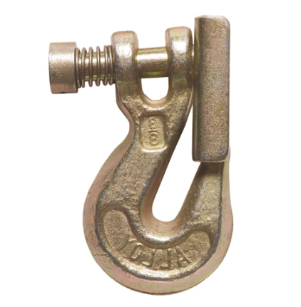 Clevis Grab Hook With Latch Yellow Zinc 1/4 Grade 70 data-zoom=