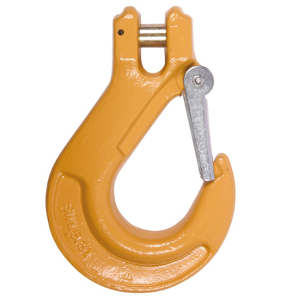 Clevis Hook Orange Painted Alloy Steel Zinc 1/4 Grade 80 data-zoom=