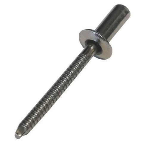 Pop Rivet Closed-end Domed Stainless Steel/Stainless Steel 3/16" * 1/2" [GRIP : 1/4" to 3/8" | DRILL : #11] data-zoom=