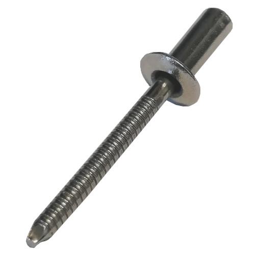 Pop Rivet Closed-end Domed Stainless Steel/Stainless Steel 3/16