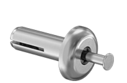 Removable Pin-Drive Achors Zinc 1/4-20 * 1-1/4
