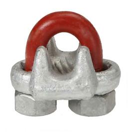 Cast Wire Rope Clamps Hot Dip Galvanized 1/4 data-zoom=