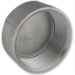 Low Pressure Threaded Cap Fitting Stainless Steel 1-1/2-11-1/2 [NPT] data-zoom=
