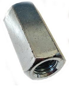 Coupling Hexagonal Nut Fine Thread Zinc Plated 1/2-20 * 1-1/4" Grade 5