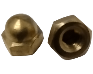 Imperial Acorn/Cap Hexagonal Nut Brass 8-32