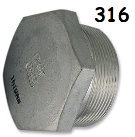 Low Pressure Hexagonal Head Plug Pipe Thread Steel 3/8-18 * 15/16