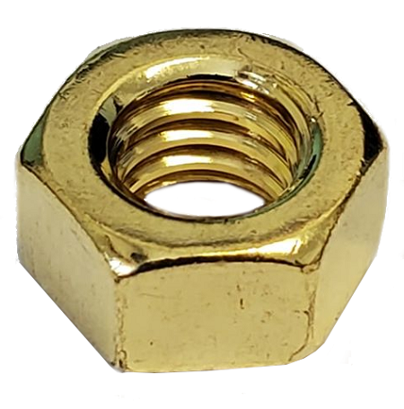 Hexagonal Nut Brass 3/8-16 Grade 2