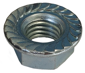 Serrated Flanged Hexagonal Nut Zinc Plated 7/16-14 Grade 5