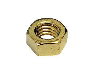 Imperial Hexagonal Nut Yellow Zinc Plated 1-1/8-7 Grade 8