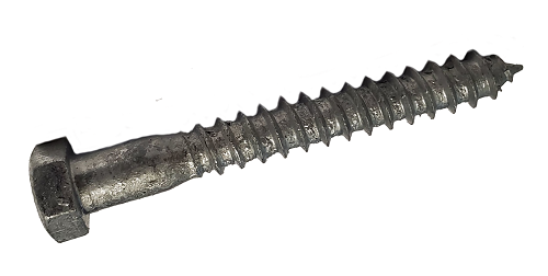 Hexagonal Lag Screw Hot Dip Galvanized 1/2 * 12