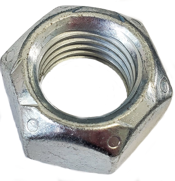 Conical Hexagonal Nut Fine Thread Zinc Plated 3/4-16 Grade 8