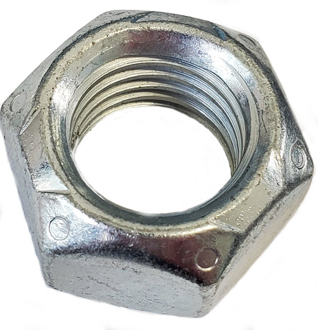 Conical Hexagonal Nut Fine Thread Zinc Plated 1/4-28 Grade 8 data-zoom=