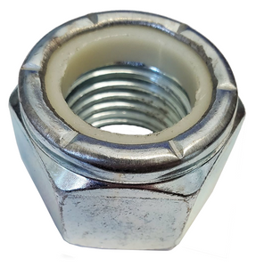 Hexagonal Nut Nylon Insert Zinc Plated 9/16-12 Grade 5