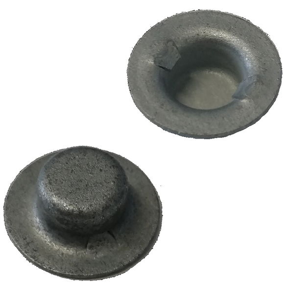 Push-on Retaining Washer Caps Zinc Plated 1/4 * 1/2 OD