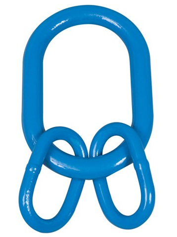 Oblong Link Assembly Blue Painted Alloy Steel 1 * 7
