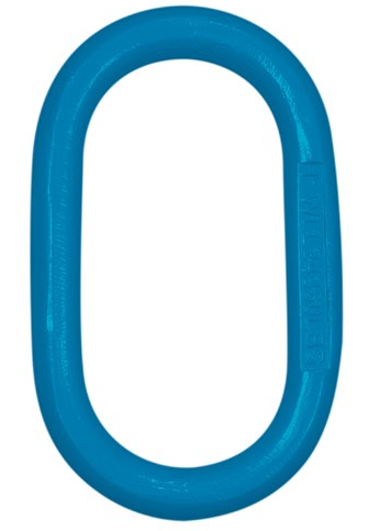 Oblong Link Blue Painted Alloy Steel 1-3/4 * 12