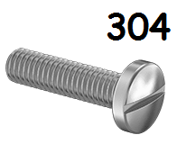 Pan Head Machine Screw Full Thread Stainless Steel 3/8-16 * 1-1/2