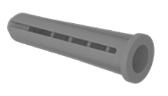 Plastic Anchors for Drywall 1/4 Gray data-zoom=