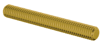 Threaded Rod Fine Thread Brass 10-32 * 36