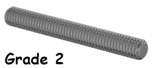 Threaded Rod Fine Thread Zinc 10-32 * 36" Grade 2
