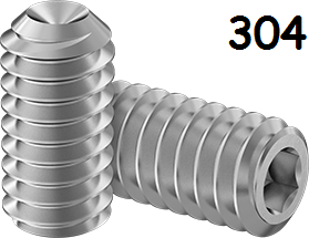 Set Screw Full Thread 304 Stainless Steel 10-24 * 1/2