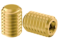 Plug Set Screw Pipe Thread Brass 3/8-18 * 3/4" [Allen Drive] [NPT]