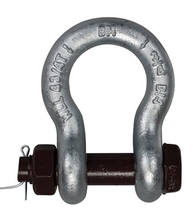 Safety-Pin Shackles Hot Dip Galvanized 3/8 data-zoom=