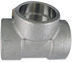 Low Pressure Inline Tee Stainless Steel 1-1/4 [Female Hose]