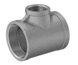 Low Pressure Threaded Inline Tee Reducer 316 Stainless Steel 1-1/4-11-1/2 Male Reduce to 1/2-14 Female [Female NPT]