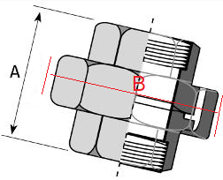 Raccord Droit Fileté Basse Pression En Acier Inoxydable 1-1/4-11-1/2 [NPT femelle]