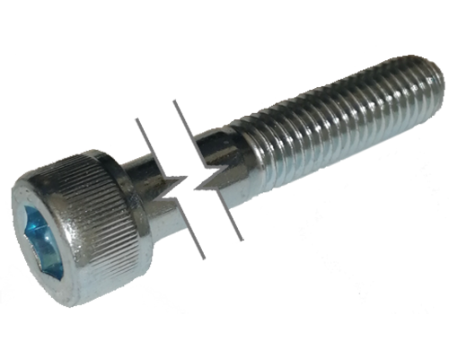 Metric Socket Head Cap Screw Zinc Plated Partial Thread M6 * 1.0 * 50mm Grade 8.8 [Allen Key]