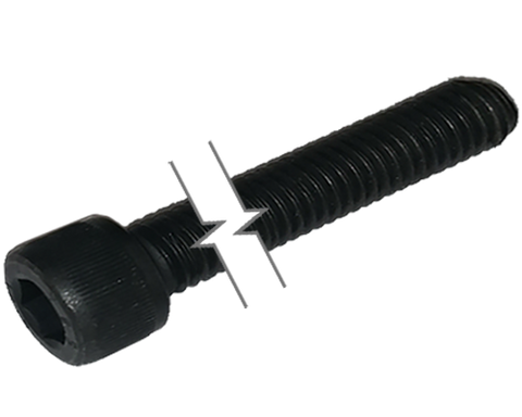 Metric Socket Head Cap Screw Black-Oxide Alloy Steel Full Thread Fine Thread M8 * 1 * 25mm Grade 12.9 [Allen Key] data-zoom=